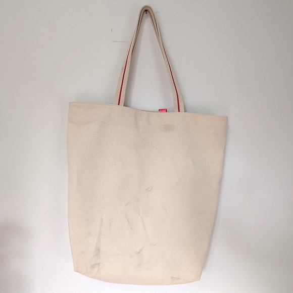 Bath & Body Works Heart Shaped Sunglasses Canvas Tote Bag 😎💕 - Picture 6 of 8